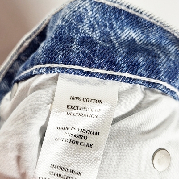 PLAYBOY By PacSun Eco Super Distressed High Waisted Baggy Jeans NWT - Picture 6 of 8